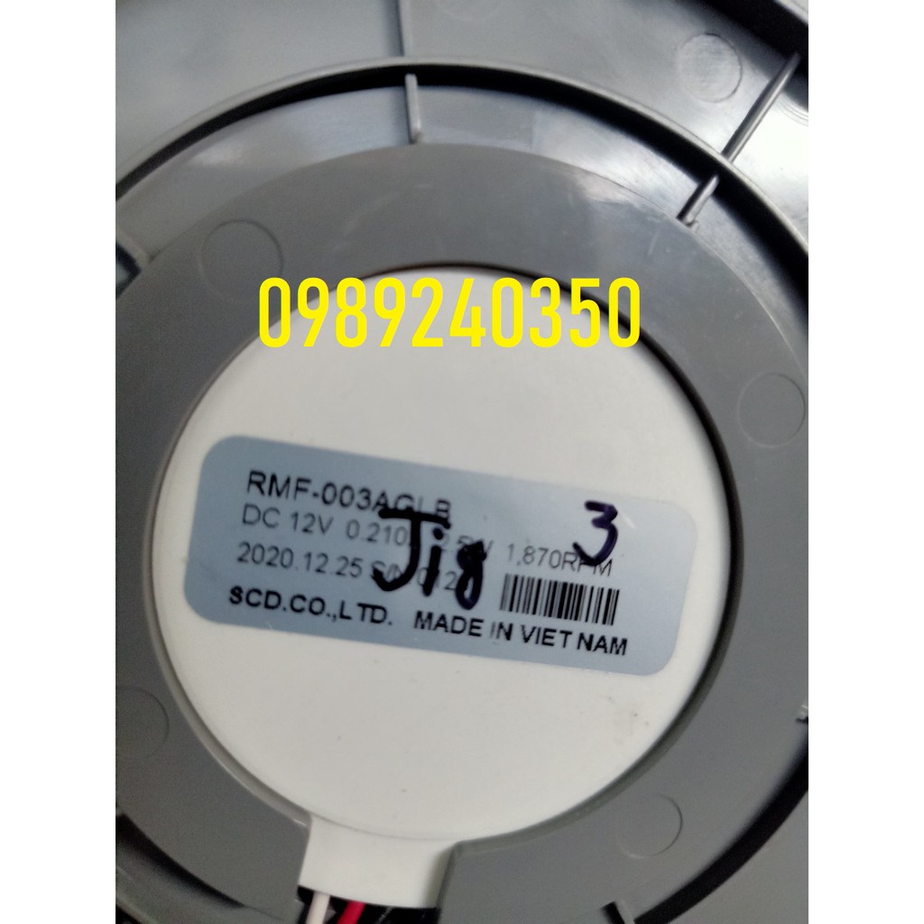 Mô tơ quạt tủ lạnh SAMSUNG DC 12V 3 dây INVERTER hàng hãng