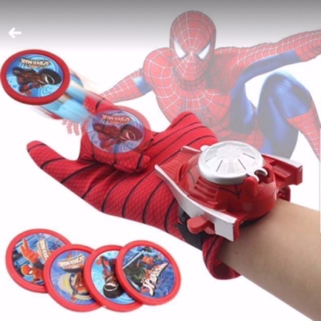 Găng tay người nhện bắn đĩa