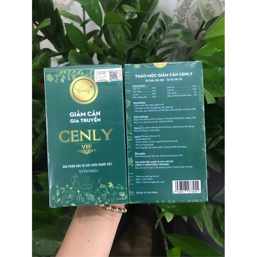 Giảm cân cenly vip 30 viên và 15 viên