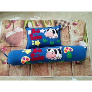 Combo bộ Gối ôm thêu tên cho bé