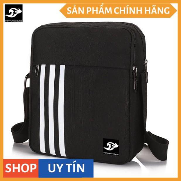 Túi đeo chéo vai nam nữ đựng Ipad có 2 NGĂN KÉO 26x20cm Fortune Mouse C303 | BigBuy360 - bigbuy360.vn