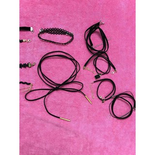 [ Bộ 10 vòng Mẫu 1]Set 10c vòng Choker mẫu 1