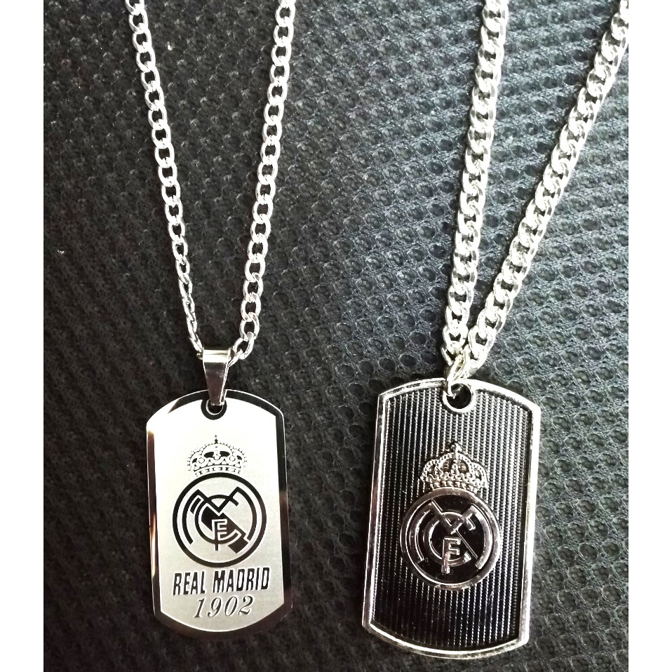 Vòng cổ inox không gỉ Real Madrid