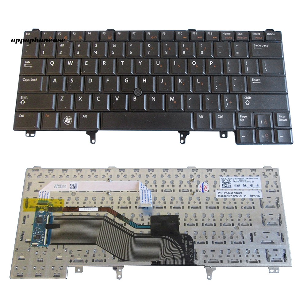 【OPHE】Bàn phím thay thế cho laptop Dell Latitude E6320 E6230 E5420 E6330 E6440 E6430