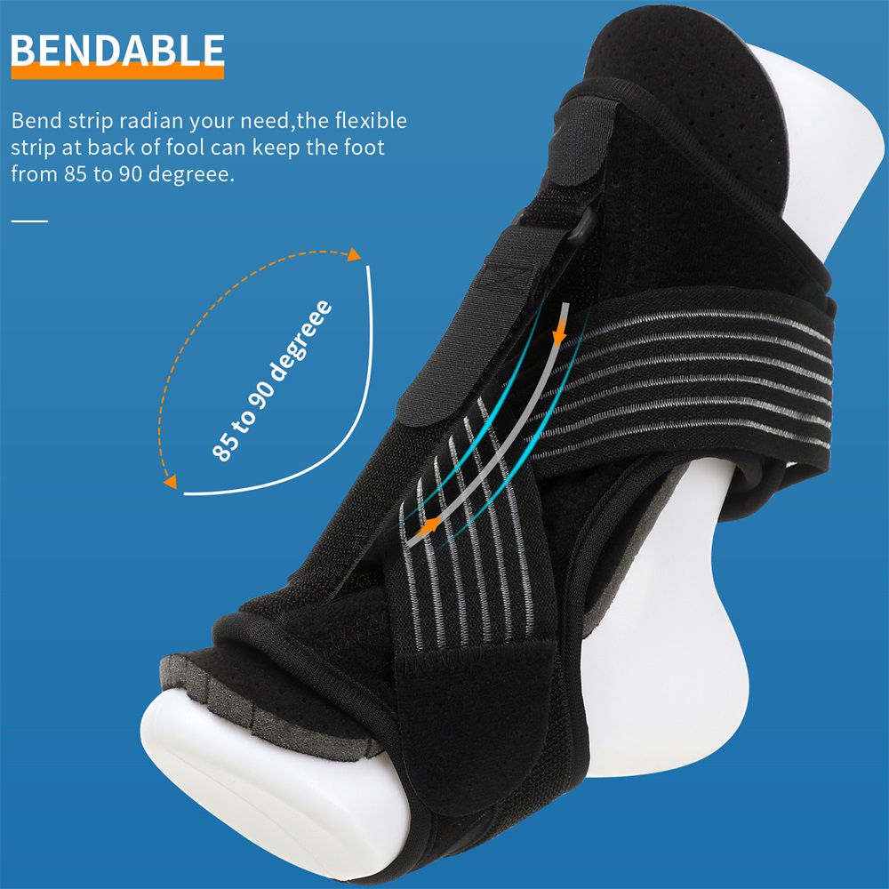 JUNE Effective Relief Plantar Fasciitis Health Strap Night Splint Arch Pad Massage Ball Adjustable Plantar Foot Rest Posterior