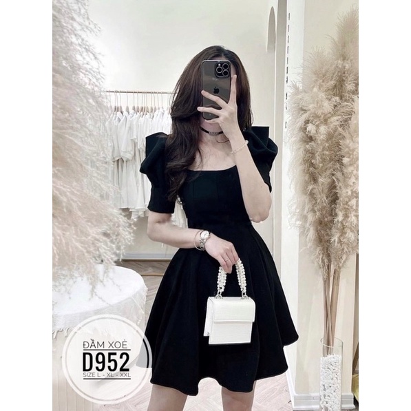 BIGSIZE NHUNG LÊ Đầm xoè D952