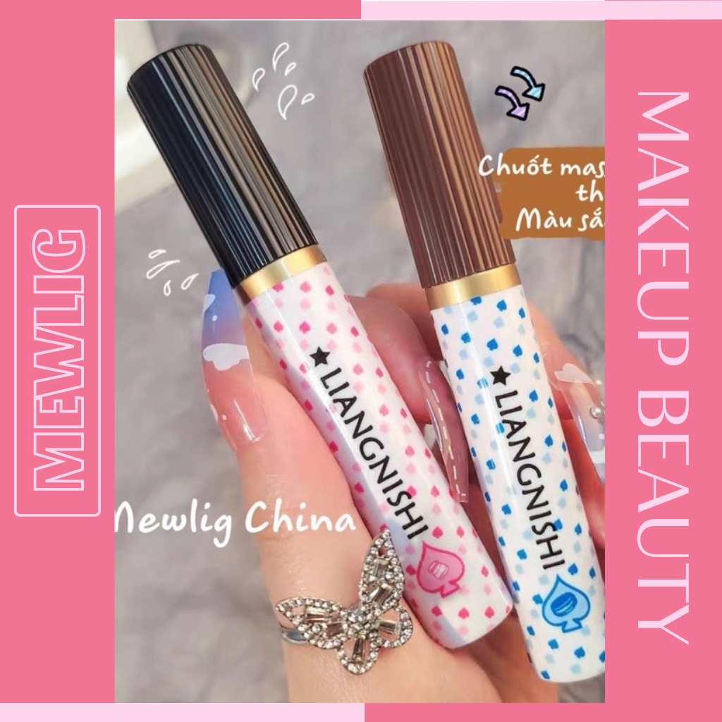 Mascara lông mi Liangnishi màu sắc không thấm nước và mồ hôi lâu trôi