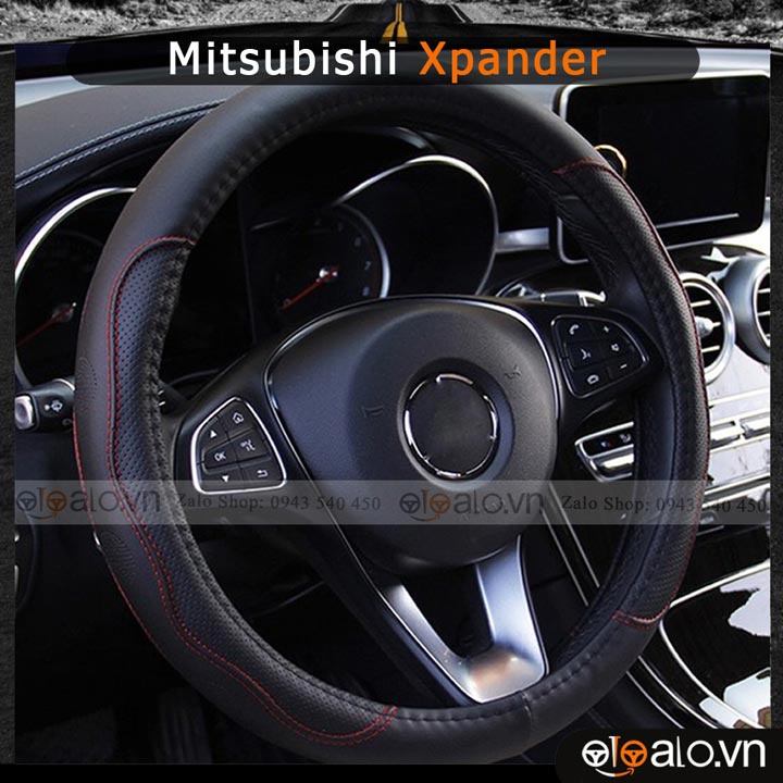 Bọc vô lăng xe Mitsubishi Xpander da CAO CẤP