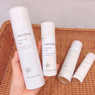 [ TẶNG NẠ] Xịt khoáng trà xanh Innisfree Green tea mineral mist 150ml