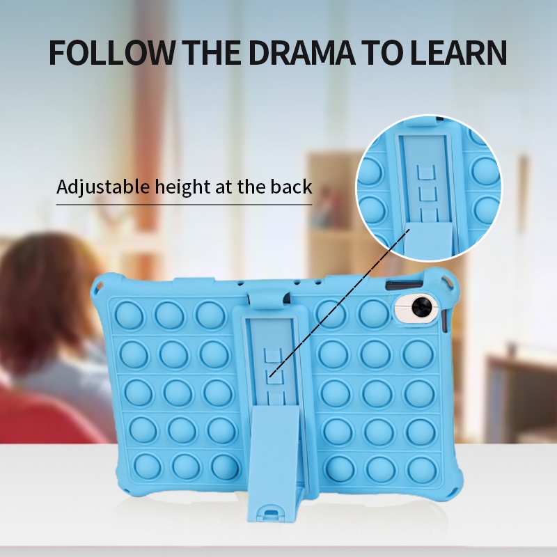 NOKIA Ốp Bảo Vệ Máy Tính Bảng Bằng Silicon Mềm Có Dây Đeo Vai Cho Realme Pad 2021 10.4 "T20 RMP2102 RMP2103 Wi-Fi LTE mini 8.7"