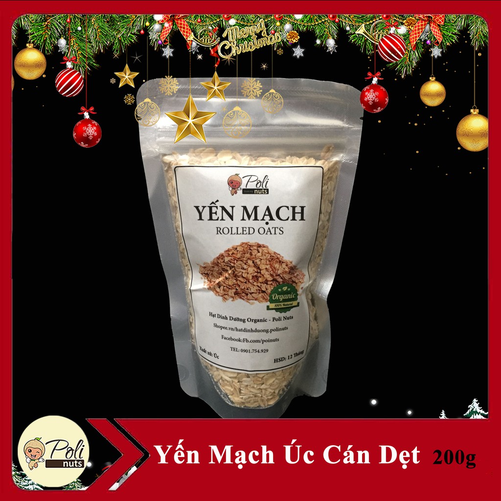 Yến Mạch Úc Cán Mỏng Tươi Nguyên Chất (Hỗ Trợ Giảm Cân, Tốt Cho Mẹ Bầu, Trẻ Nhỏ, Gymer) Giá Tốt 200g-500g | BigBuy360 - bigbuy360.vn