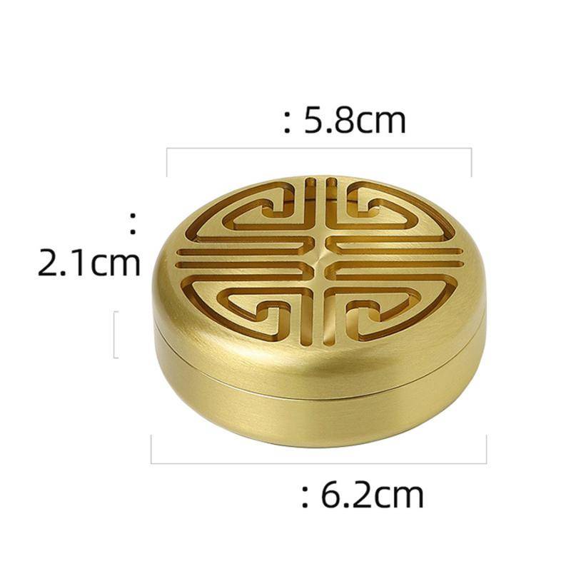 Lư đốt trầm hương bằng đồng thau kiểu dáng nhỏ nhắn dễ thương