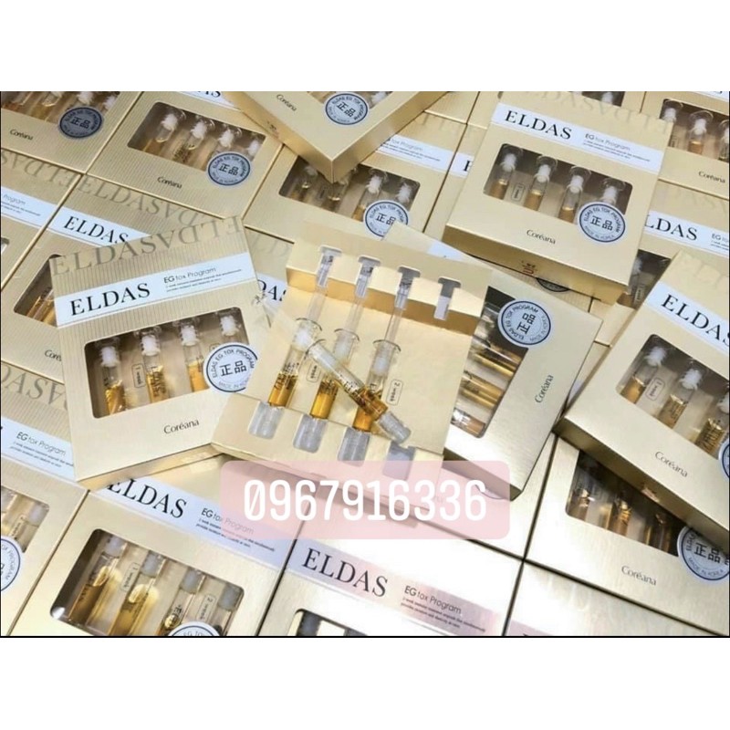 💥💥 Serum tế bào gốc ELDAS 💥💥 set 4 ống x 2ml 💥💥 Sóng sánh giọt vàng cho nàng tươi trẻ 💥💥