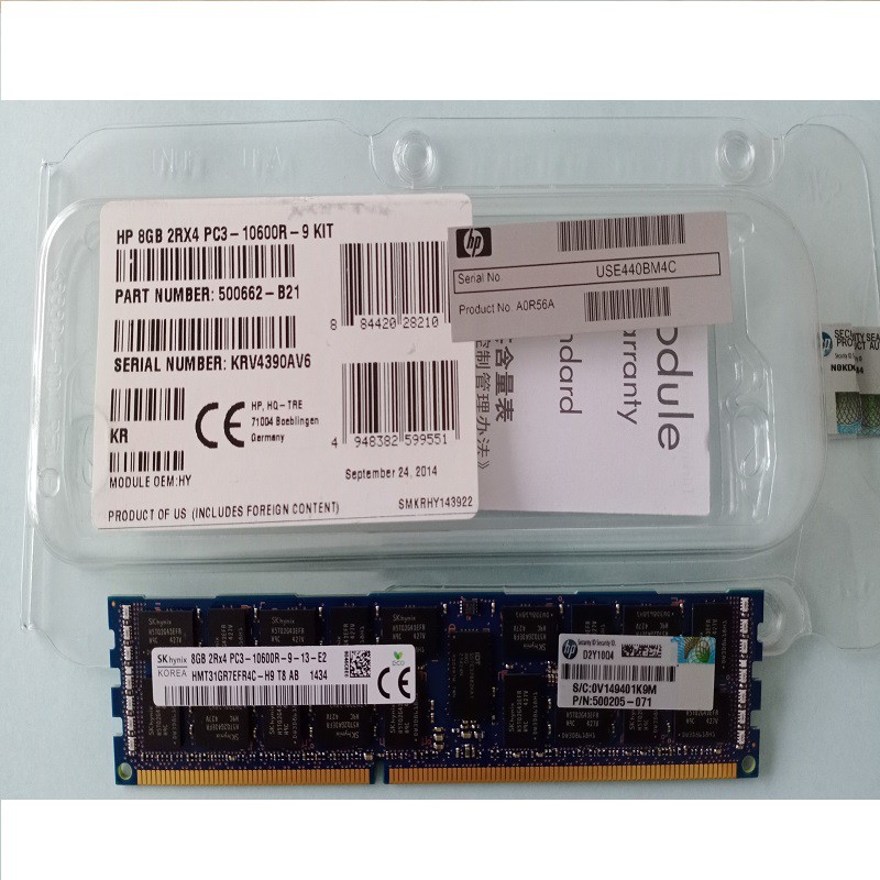 Ram Server DDR3 (PC3) 8GB ECC REG bus 1333 /10600R, NEW bảo hành 3 năm