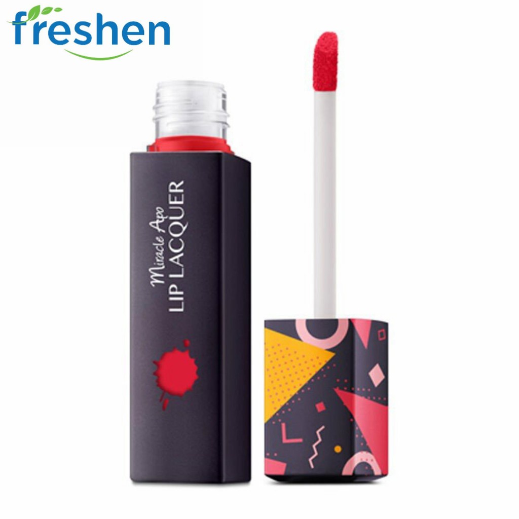 ✅ (CHÍNH HÃNG) Son kem lì Miracle Apo Lip Lacquer Matte 3ml