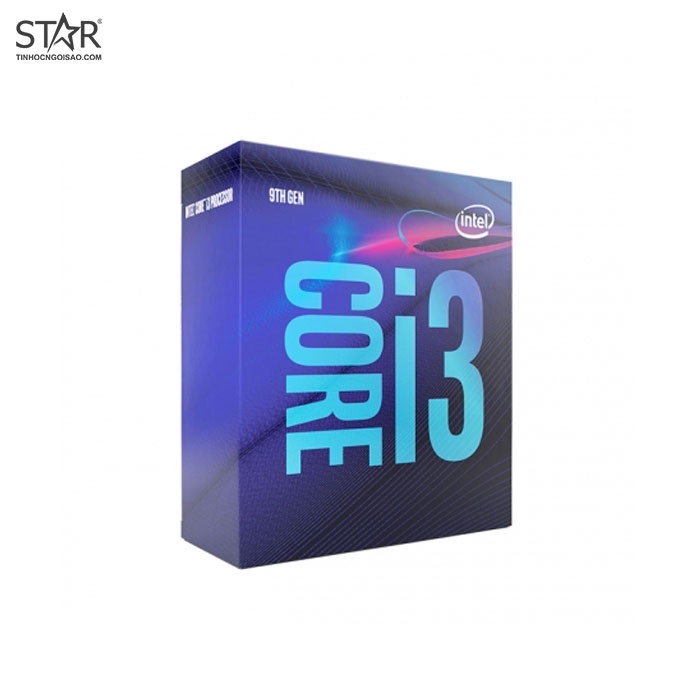 CPU Intel Core i3 9100 (4.20GHz, 6M, 4 Cores 4 Threads) Box Chính Hãng