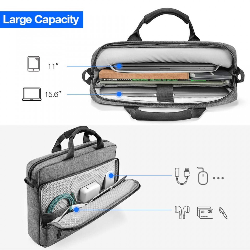 Túi xách Tomtoc USA BriefCase for Macbook/Ultrabook 13/14/15/16inch - (A50) - Phân phối chính hãng