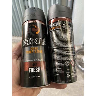Combo 4 chai xịt khử mùi Axe Dark Temptation 150ml