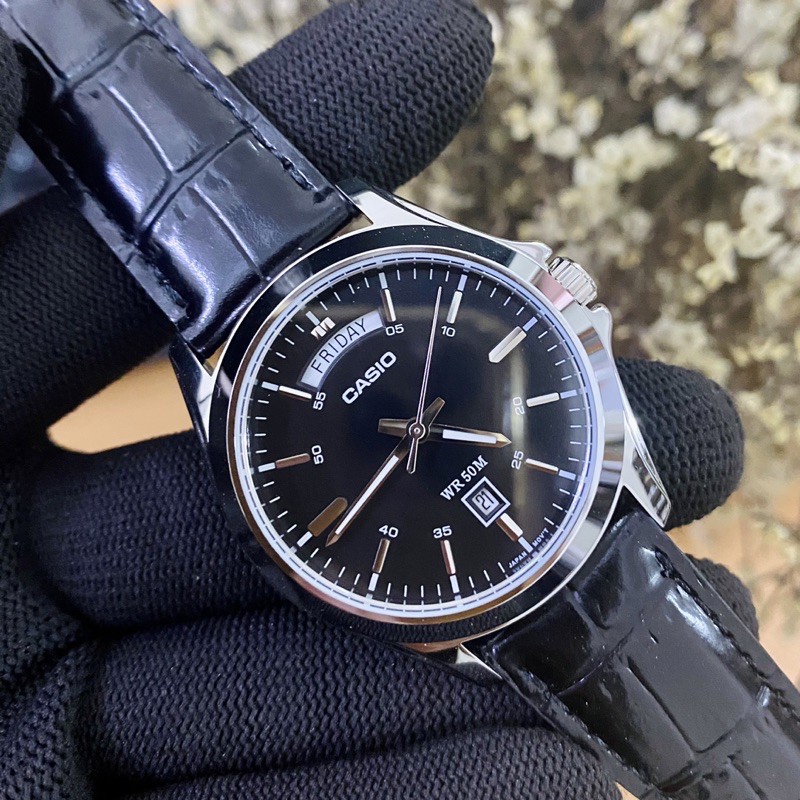Đồng hồ nam dây da Casio chính hãng Anh Khuê MTP-1370L-1AVDF | BigBuy360 - bigbuy360.vn