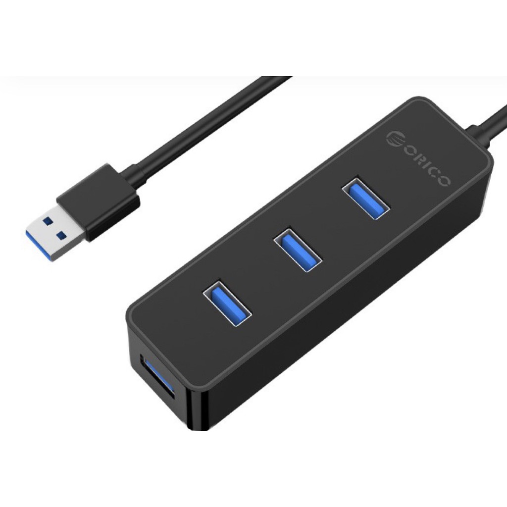 Bộ chia USB HUB 4 cổng USB 3.0 ORICO W5PH4-U3-BK - Hàng Chính Hãng