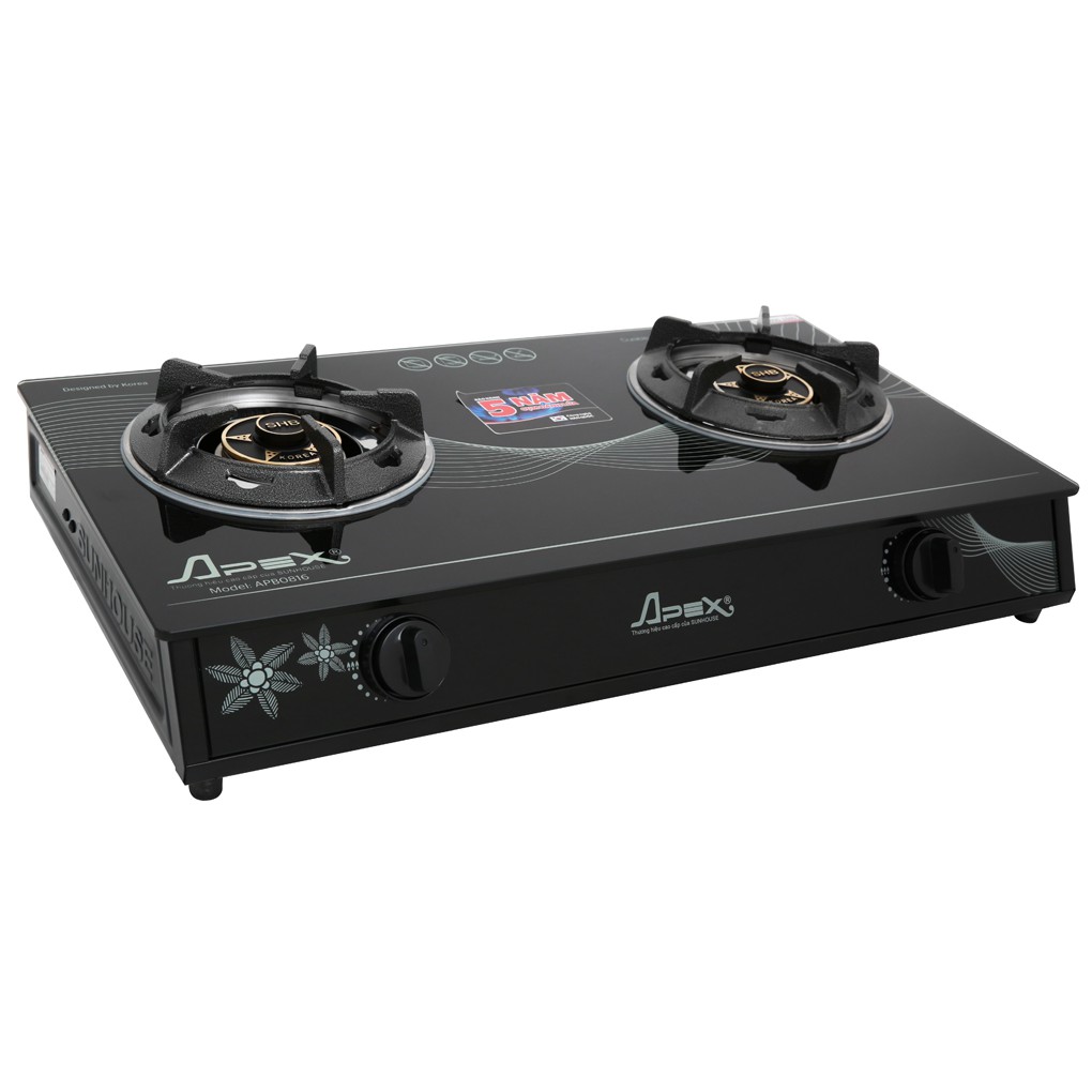 Bếp gas đôi Apex APB0816 Chính hãng trưng bày + tặng dây gas
