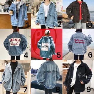 Các mẫu áo khoác bò ulzzang 2018