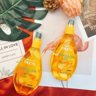 Tinh dầu dưỡng tóc Garnier Miraculous Fructis Oil 150ml