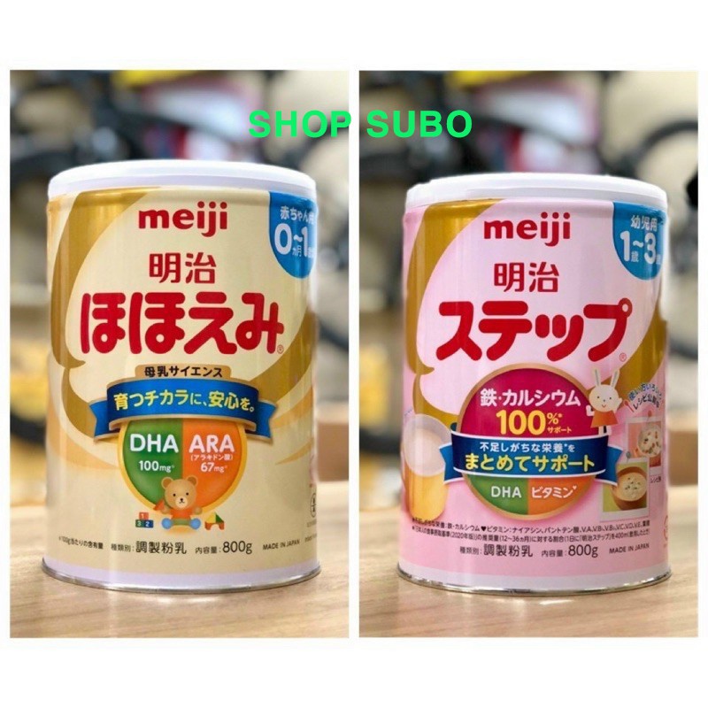 Combo 2 hộp Sữa Nhật Meiji số 9 mẫu mới (Cho bé từ 1 tuổi - 3 tuổi). Hộp 800gr. Date 2022. Shop SuBo