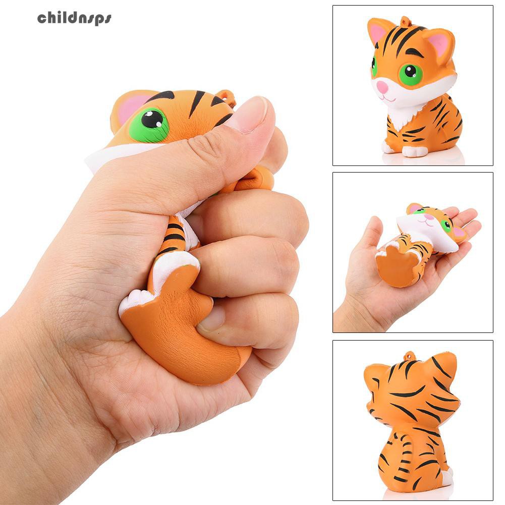 cSquishy Simulated Tiger Slow Rising Kids Children Squeeze Toys Stress Relieverz