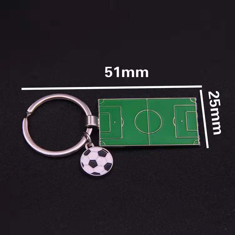 Móc Khóa Hình Sân Bóng Đá Bằng Hợp Kim Kẽm Thời Trang