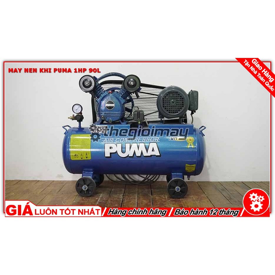 Máy nén khí dây đai PUMA 2HP-90L