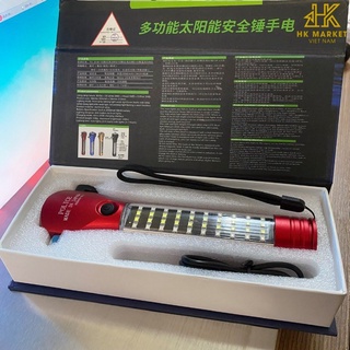 Đèn Pin 11 Chức Năng Có Còi Hú Multi-Function Flashlight Full Box