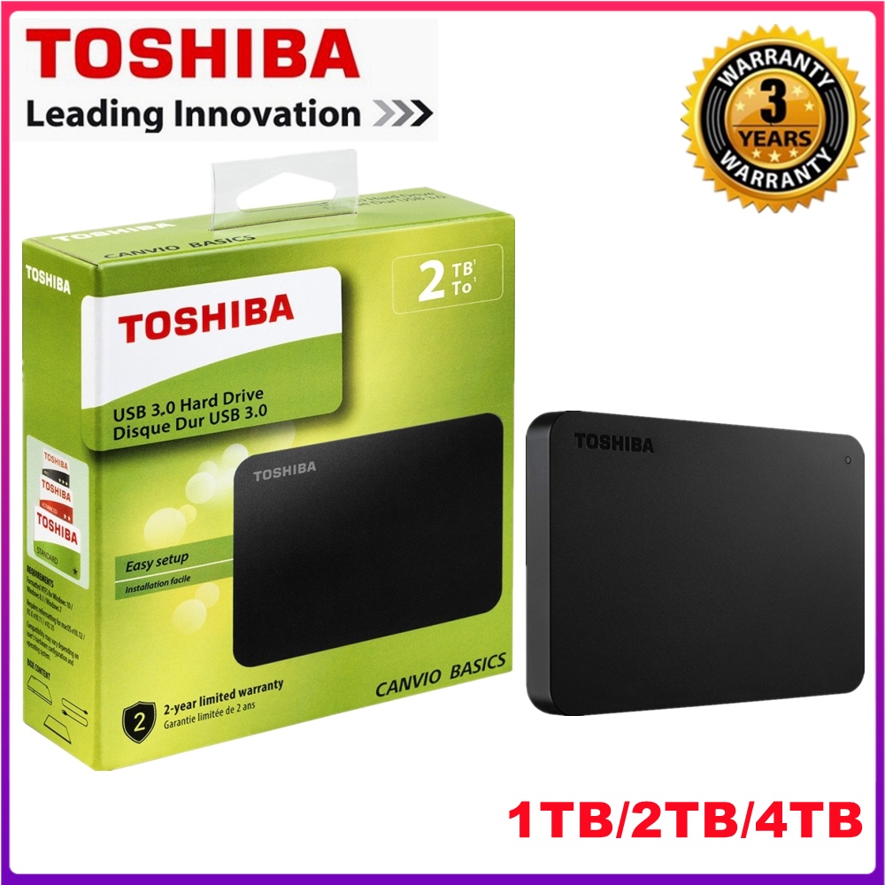 Ổ Cứng Rời HDD 2.5 Toshiba 2TB 1TB 4TB thumbnail