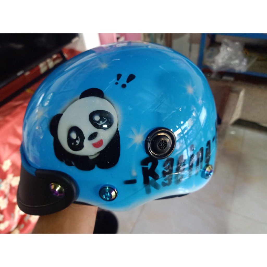 Nón bảo hiểm sơn 3D AIRBRUSH