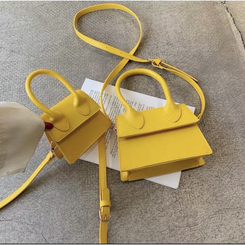 Túi xách nữ mini vàng