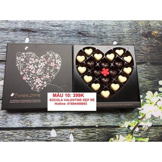 Socola valentine cao cấp (viết chữ theo yêu cầu) Mẫu 10