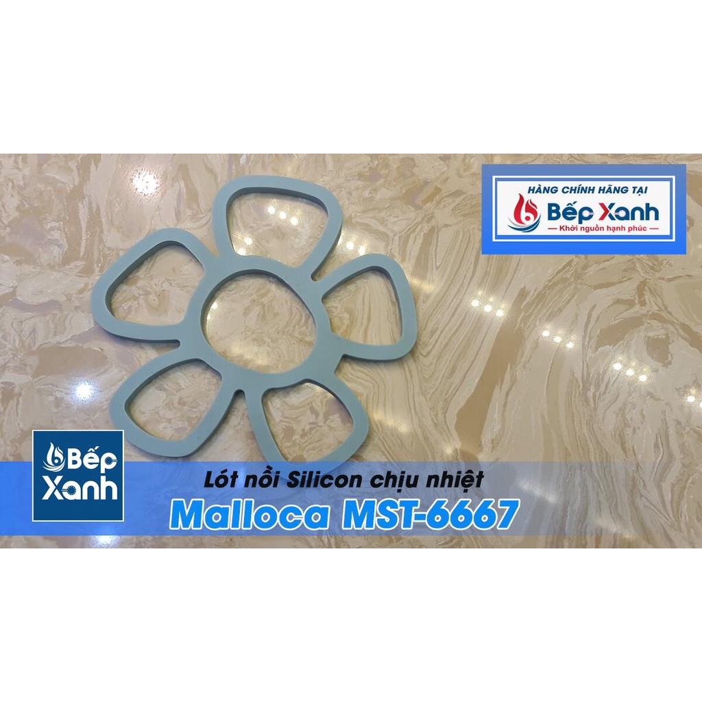 [Mã INCU20 giảm 20K đơn 150K] Bộ lót nồi Malloca MST-6667 4 miếng, 100% Silicone