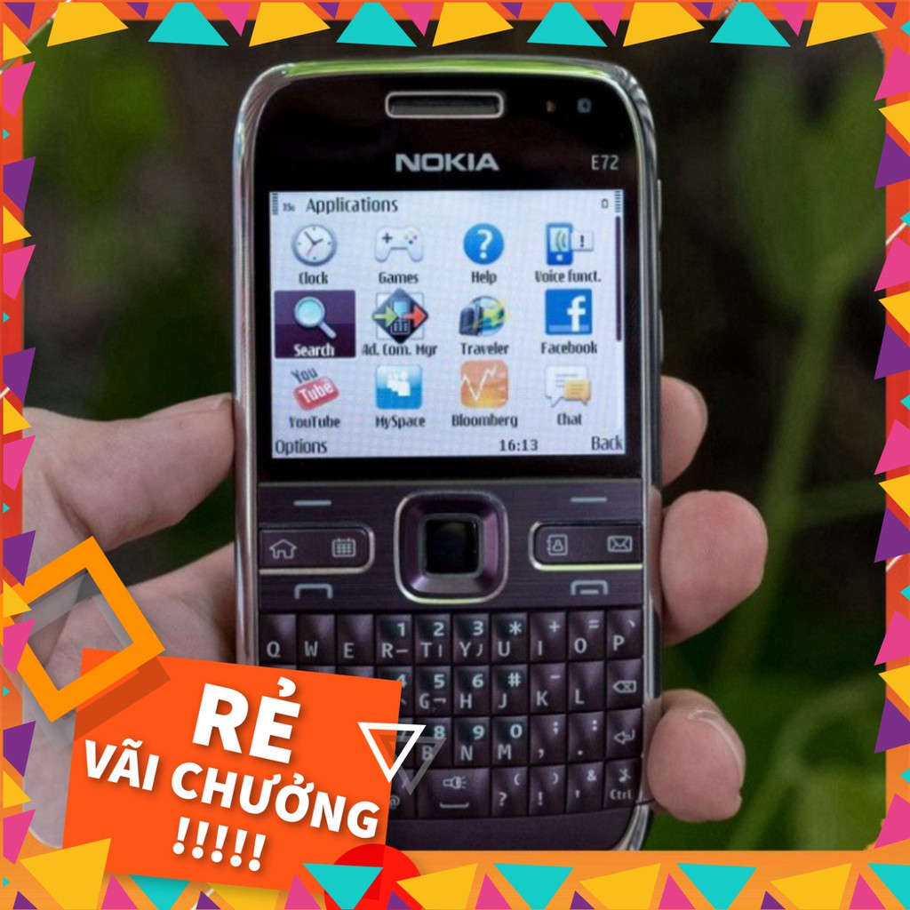 RẺ VÃI CHƯỞNG Điện Thoại Nokia E72 Wifi 3G Bảo Hành 12 Tháng Chơi Game online RẺ VÃI CHƯỞNG | BigBuy360 - bigbuy360.vn