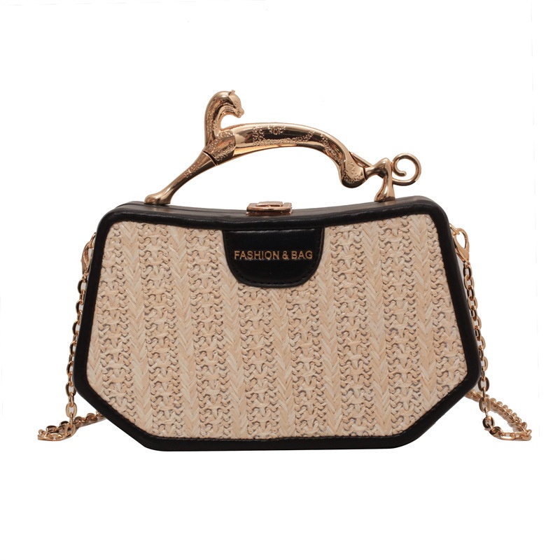 Túi Đeo Chéo Hình Vuông Cỡ Nhỏ Phong Cách Cổ Điển Thời Trang Cho Nữ