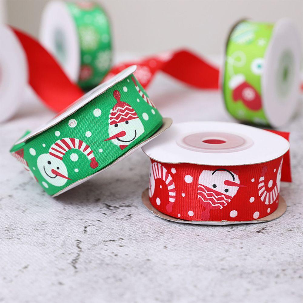 Cuộn Dây Ruy Băng 25mm 10 Yards Trang Trí Giáng Sinh