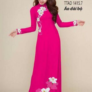 Vải áo dài hoa