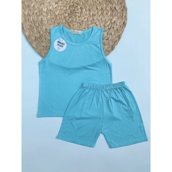 Bộ ba lỗ Minky Mom thun lạnh mềm mịn mát cho bé từ 7-19kg ( HÀNG CHUẨN LOẠI 1 )