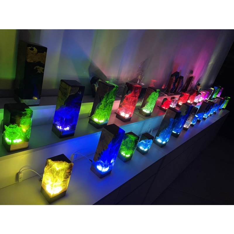 Đèn Resin epoxy.Lamp Resin epoxy.Decor phòng.