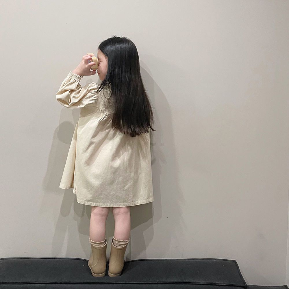 [Babycat] Hàng Có Sẵn Đầm Công Chúa Tay Dài Phong Cách Hàn Quốc Nhật Bản Thời Trang Mùa Thu Hàng Mới Dành Cho Bé Gái