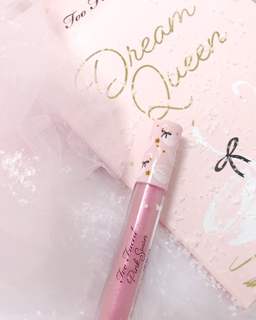 [AUTH BILL MỸ] Son bóng ánh hồng TooFaced Pink Swan Lip Gloss Unbox