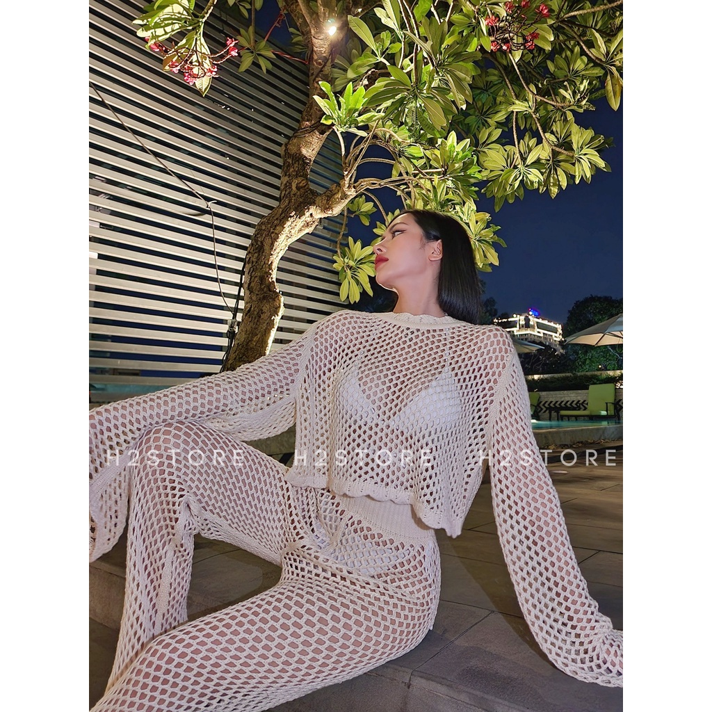 ÁO REN TAY DÀI - QA1301426