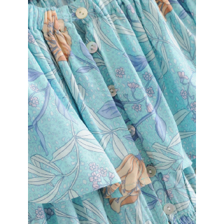 Đầm maxi thun sọc form dài