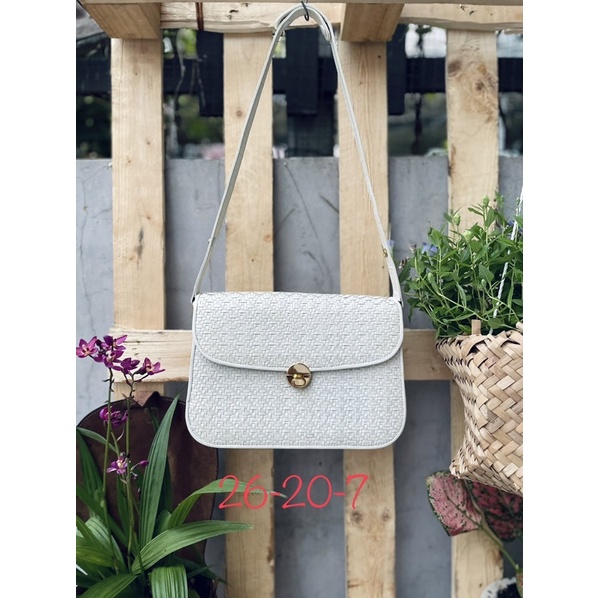 SALE- túi si da thật đan hàng Nhật