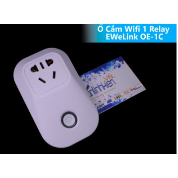 Ổ Cắm Wifi Sonoff S20 EWeLink S20-OE-1C