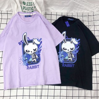 Áo thun in hình rabbit - ảnh thật